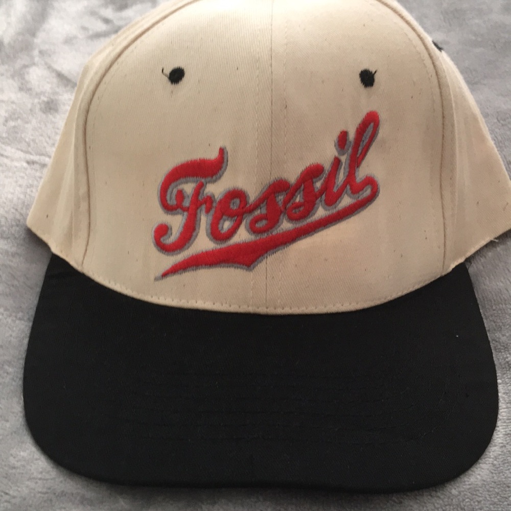 Fossil Beige and Black Cap